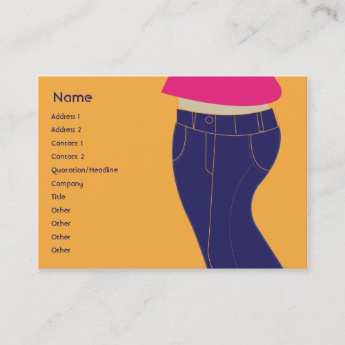 Jeans - Chubby Business Card
