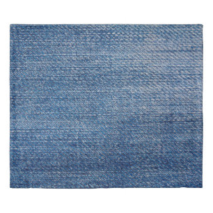 Jeans fabric denim structure blue duvet cover