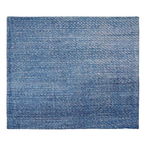 Jeans fabric denim structure blue duvet cover