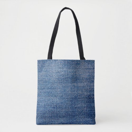 Jeans fabric denim structure blue tote bag