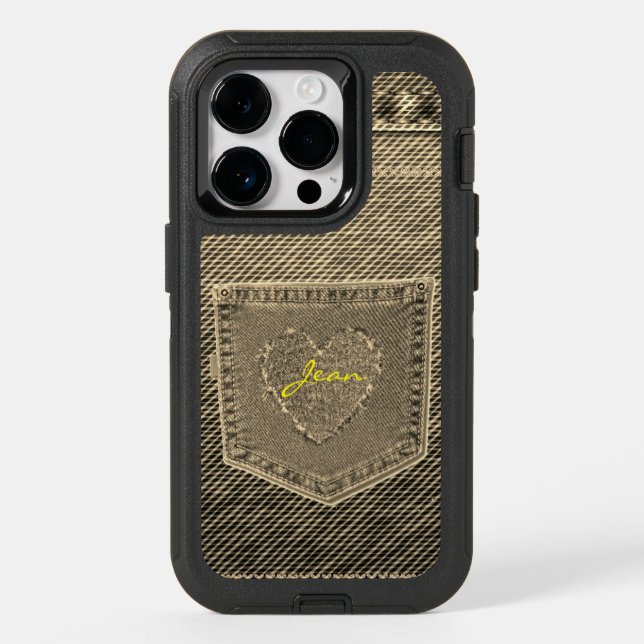 Jeans look (Defender Series Shown)  Otterbox iPhone Case (Back)