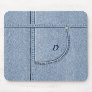 "Jeans" Mousepad with (or without) your Initial