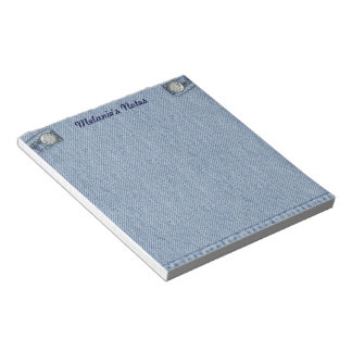 Jeans Notepad with your Name