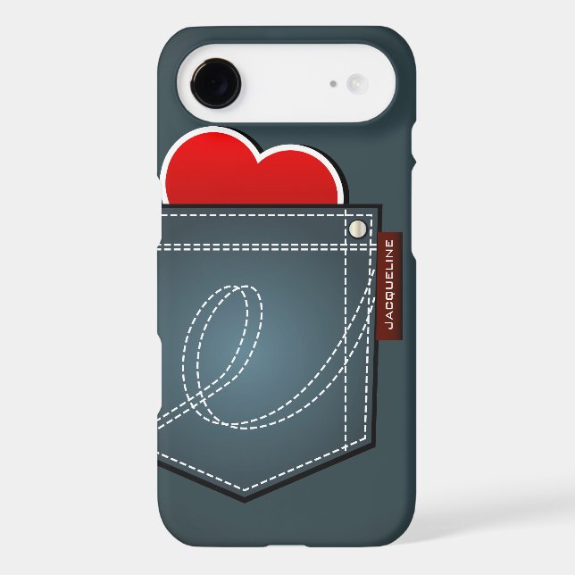 Jeans Pocket And Heart Samsung S4  Case (Back)
