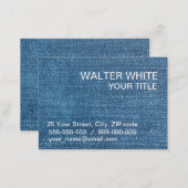 Jeans texture business card (Front/Back)