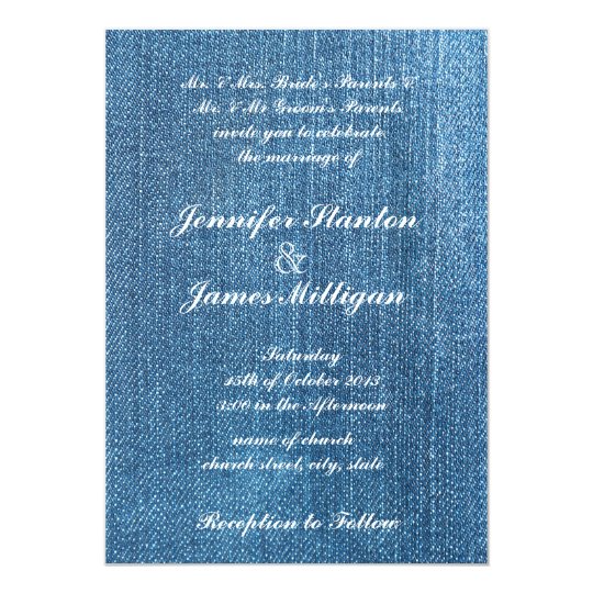 Jeans texture card