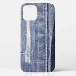 Jeans texture: denim background. iPhone 12 case