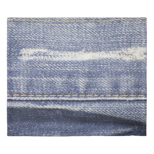 Jeans texture denim background duvet cover