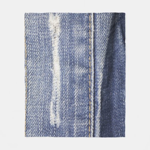 Jeans texture denim background fleece blanket