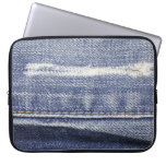 Jeans texture: denim background. laptop sleeve