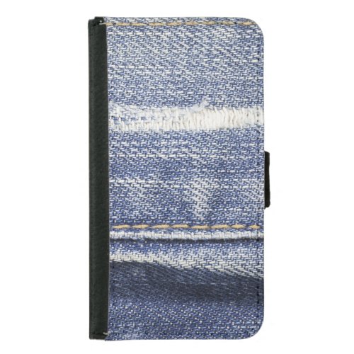 Jeans texture denim background samsung galaxy s5 wallet case