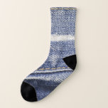 Jeans texture: denim background. socks