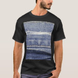 Jeans texture: denim background. T-Shirt