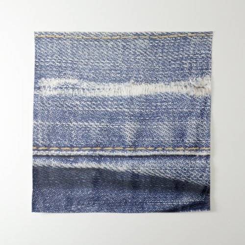 Jeans texture denim background tapestry