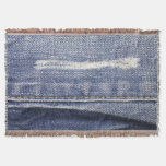 Jeans texture: denim background. throw blanket