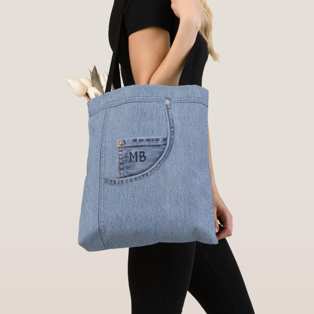 "Jeans" Tote Bag (Close Up)