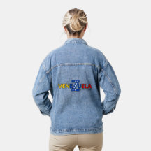 Jeans Venezuela Jacket - Patriotic Design