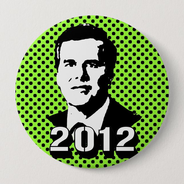 Jeb Bush 2012 Button (Front)