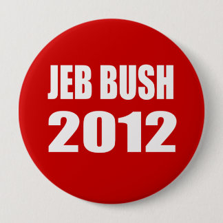 JEB BUSH 2012 PINBACK BUTTON