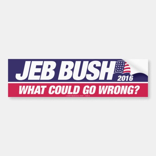 Jeb Bush 2016 Bumper Sticker