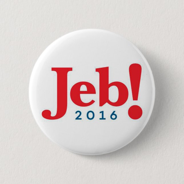 Jeb Bush 2016 button (Front)