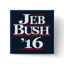 Jeb Bush 2016 Campaign Buttons