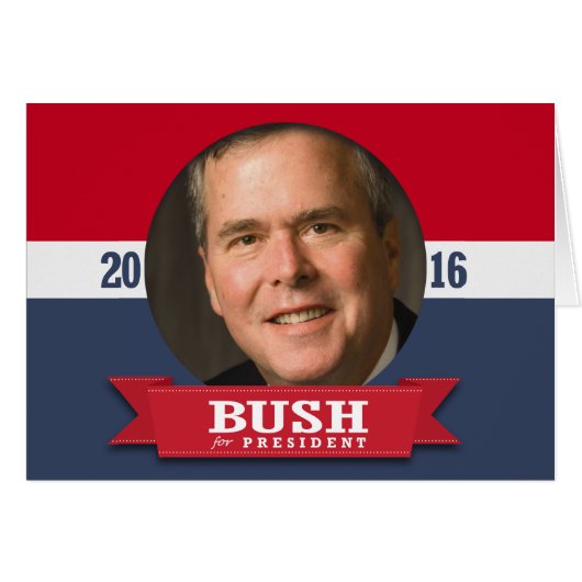 JEB BUSH 2016 CARDS (Front Horizontal)