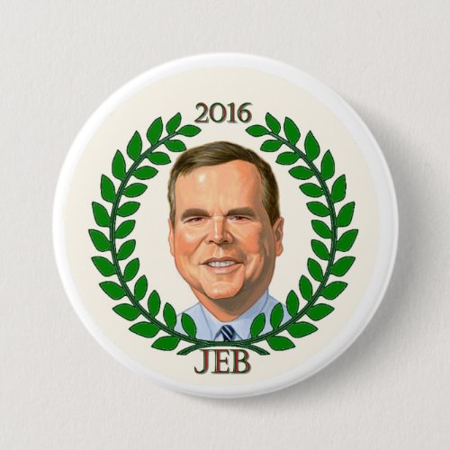 Jeb Bush 2016 for President Pinback Button