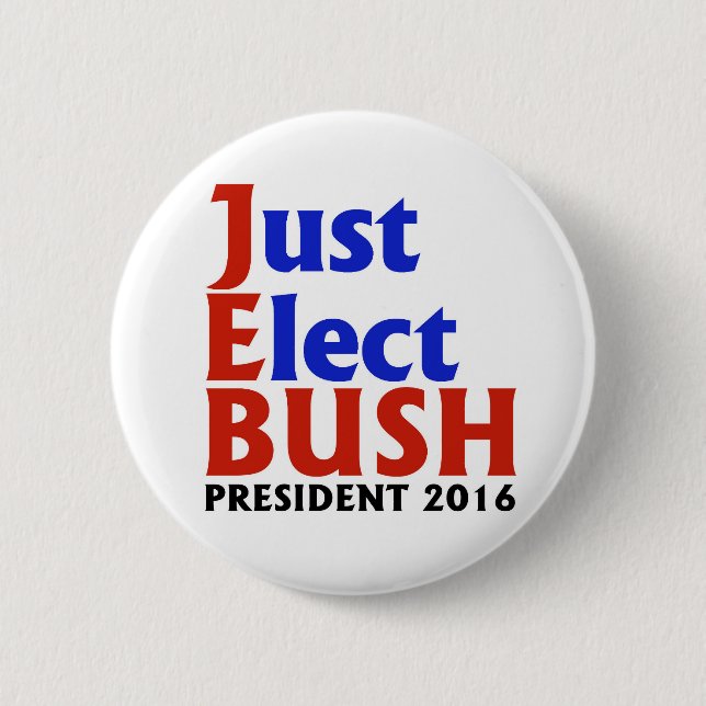JEB BUSH 2016 PINBACK BUTTON (Front)