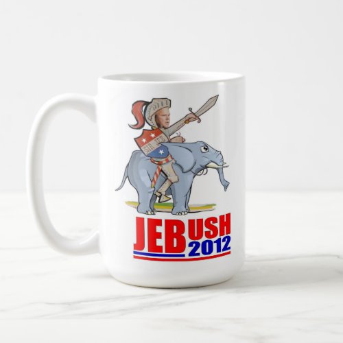 Jeb Bush GOP White Knight Coffee Mug