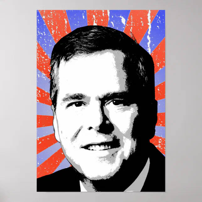 Jeb Bush Portrait Poster | Zazzle