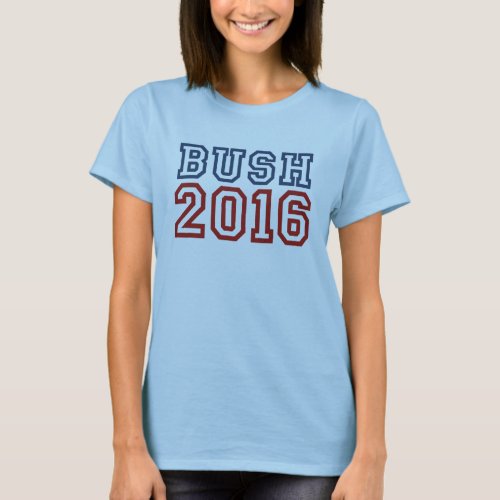 Jeb Bush President 2016 Athletic Font T_Shirt