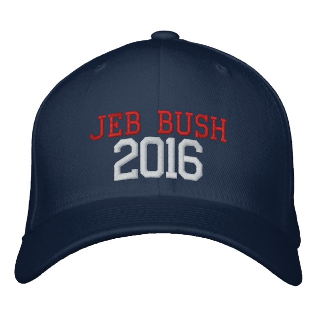 Jeb Bush President 2016 Embroidered Baseball Hat (Front)
