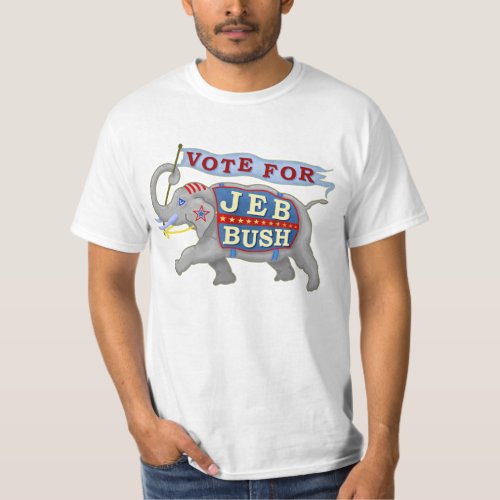 Jeb Bush President 2016 Republican Elephant T_Shirt