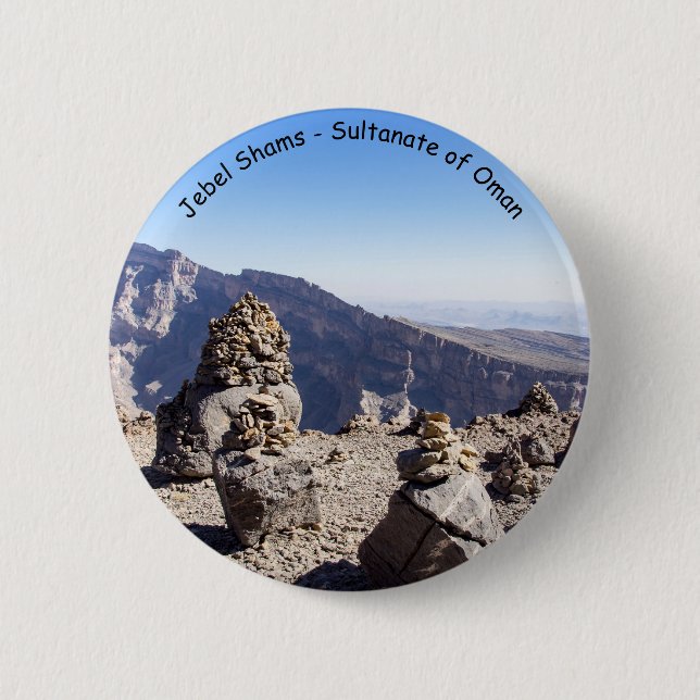 Jebel Shams - Sultanate of Oman Button (Front)