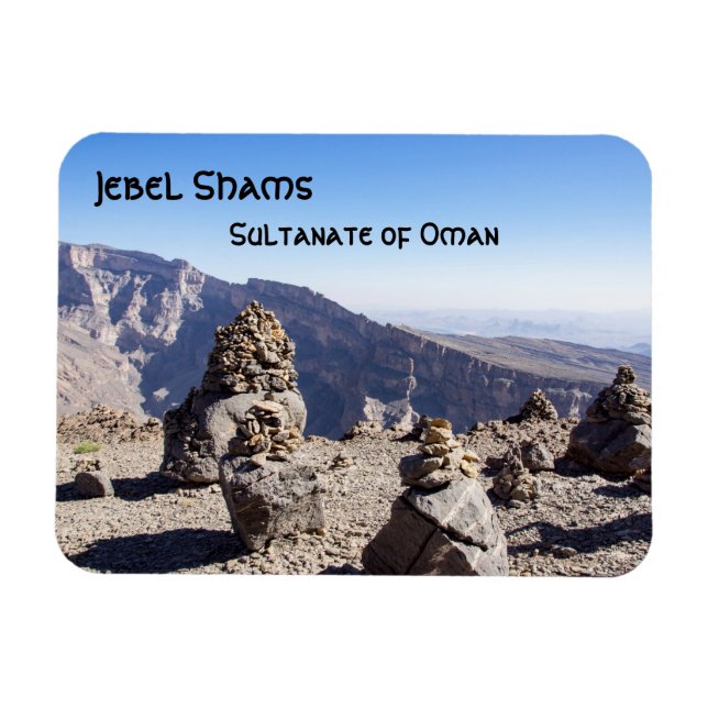 Jebel Shams - Sultanate of Oman Magnet (Horizontal)