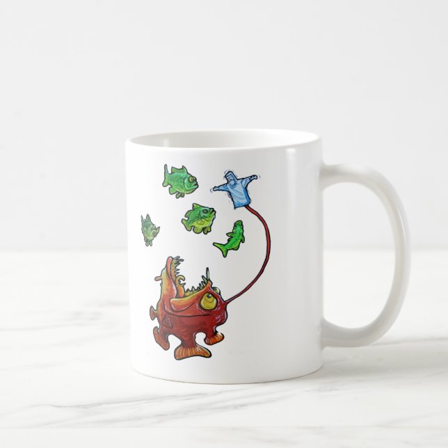 Jebus lantern fish coffee mug (Right)