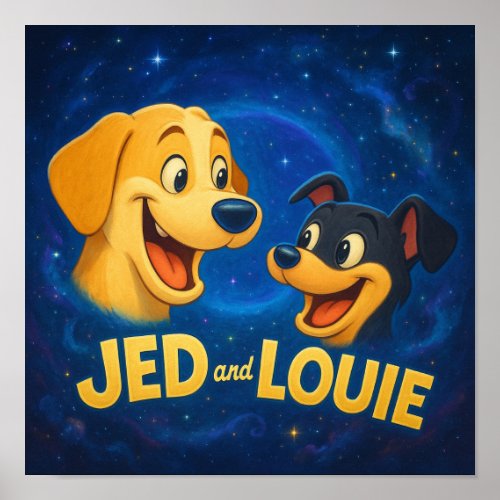 "Jed & Louie" Poster