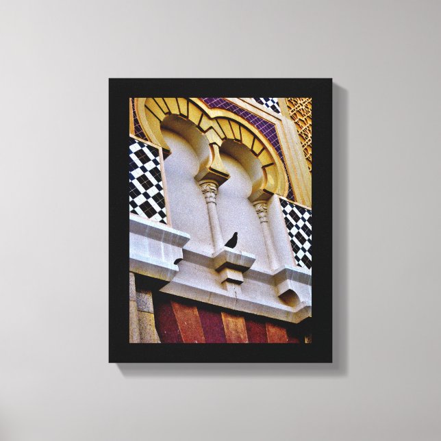 Jeddah Mosque Canvas Print (Front)