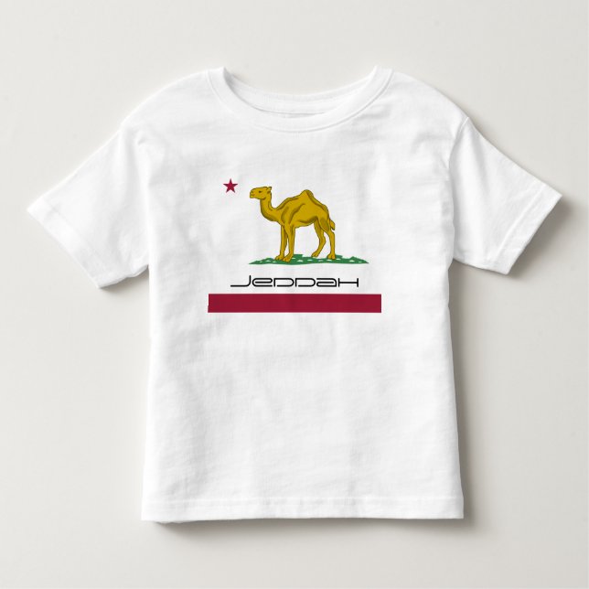 Jeddah not California Republic Toddler T-shirt (Front)