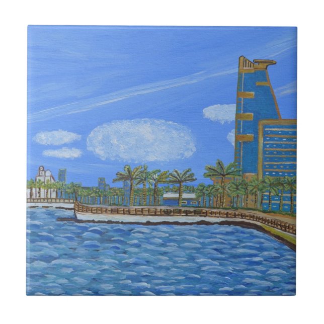 Jeddah, Saudi Arabia  Ceramic Tile (Front)