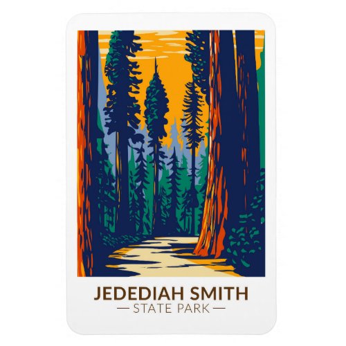 Jedediah Smith Redwoods State Park California Magnet