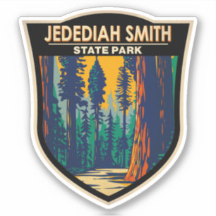 Jedediah Smith Redwoods State Park California Sticker