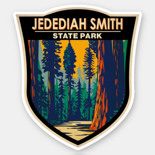 Jedediah Smith Redwoods State Park California Sticker