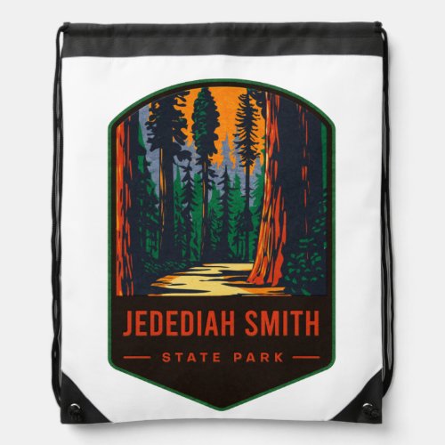 Jedediah Smith State Park Drawstring Bag