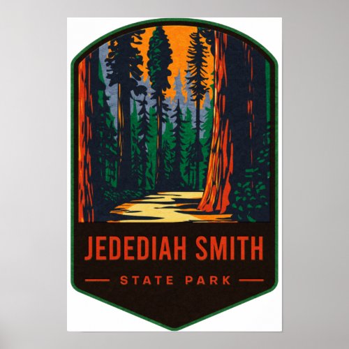 Jedediah Smith State Park Poster