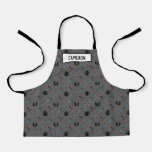 Jedi Vs Sith Lightsaber &amp; Logo Pattern Apron