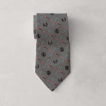 Jedi Vs Sith Lightsaber & Logo Pattern Neck Tie<br><div class="desc">Star Wars: Episode IX | This pattern features the Jedi and Sith logos, as well as clashing blue and red lightsabers. | Welcome to Zazzle’s officially licensed Star Wars: The Rise of Skywalker store! A year on from the Battle of Crait, Rey, Poe, and Finn once again prepare to confront...</div>