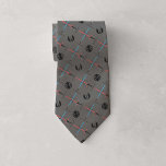 Jedi Vs Sith Lightsaber &amp; Logo Pattern Neck Tie
