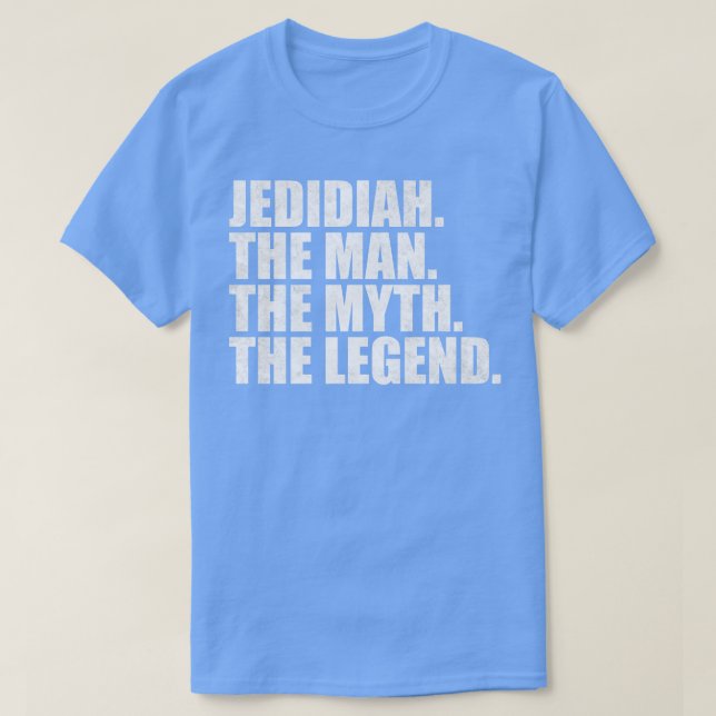 JedidiahJedidiah Name Jedidiah given name T-Shirt (Design Front)